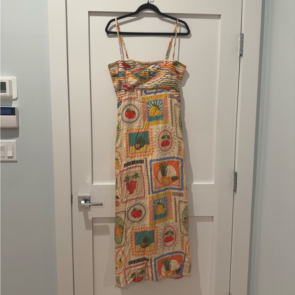 Colorful patterned maxi dress